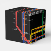 metrokaart NY-City Bedankdoosjes (Achterkant)