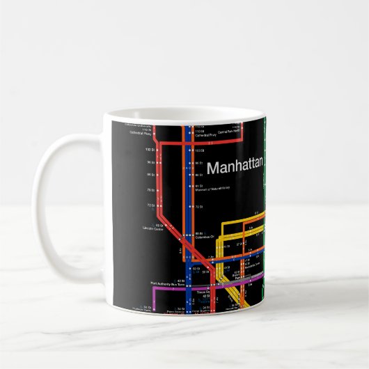 metrokaart NY-City Koffiemok (Links)