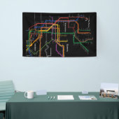 metrokaart NY-City Spandoek (Beurs)