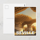 Metropol Parasol Sevilla Spanje Reizen Briefkaart (Voorkant / Achterkant)