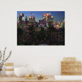 "Metropolis" afdrukken Poster (Keuken)