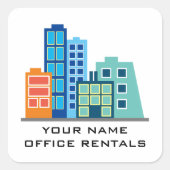 Métropolis autocollants pour le marché immobilier  (Devant)