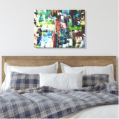 Metropolis Canvas Afdruk (Insitu (Slaapkamer))