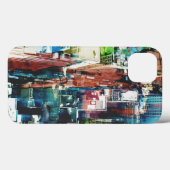 Metropolis Case-Mate iPhone Case (Achterkant (horizontaal))