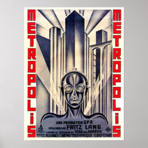 METROPOLIS Classic Movie Poster van Fritz Lang 192