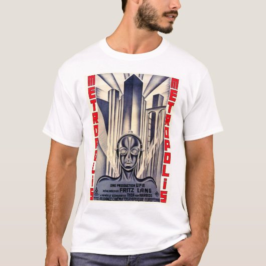 METROPOLIS Classic Movie Poster van Fritz Lang 192 T-shirt (Voorkant)