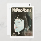 Metropolis  Film Poster Briefkaart (Voorkant / Achterkant)