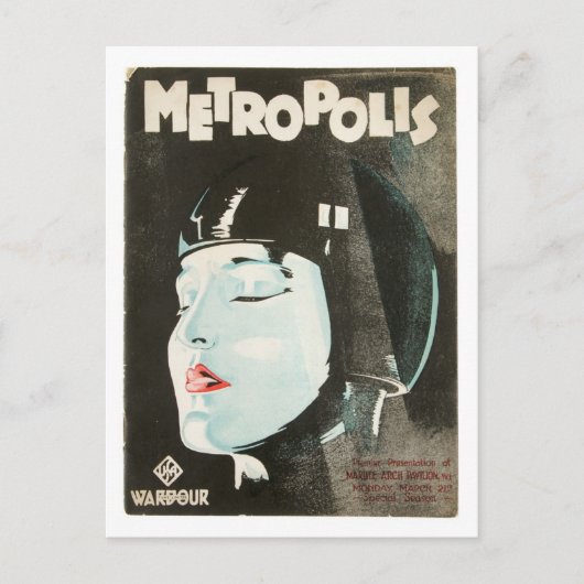 Metropolis  Film Poster Briefkaart (Voorkant)