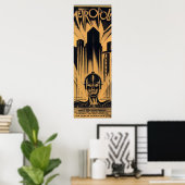 Metropolis Fritz Lang film Poster (Thuiskantoor)