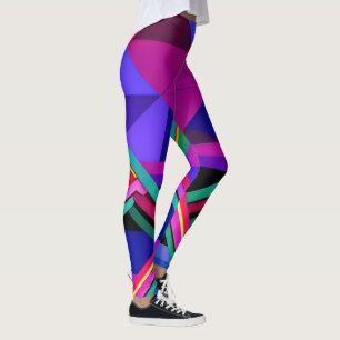 Metropolis Grid: een digitale reflectie Leggings