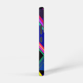 Metropolis Grid: een digitale reflectie Samsung Galaxy Hoesje (Rechterkant)