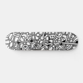 Metropolis II - Op hout Skateboard (Horizontaal)