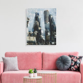 Metropolis III Canvas Afdruk (Insitu (Woonkamer))