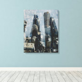 Metropolis III Canvas Afdruk (Insitu (Houten vloer))
