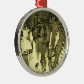 Metropolis IV Metalen Ornament (Rechts)