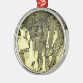 Metropolis IV Metalen Ornament (Links)