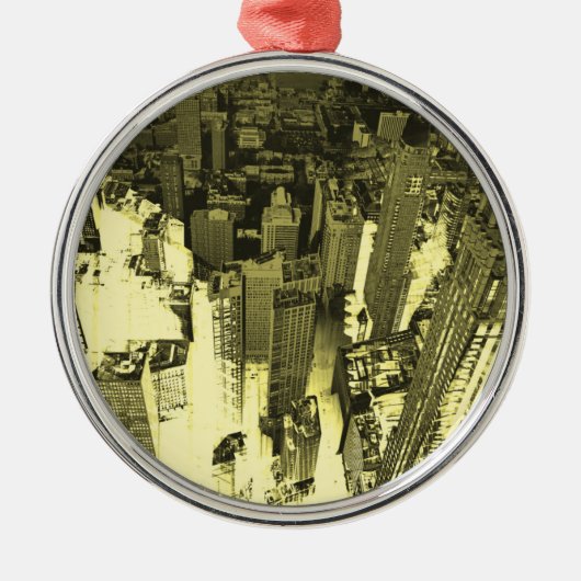 Metropolis IV Metalen Ornament (Voorkant)