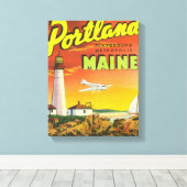 Metropolis op de speelplaats canvas afdruk (Insitu (Houten vloer))