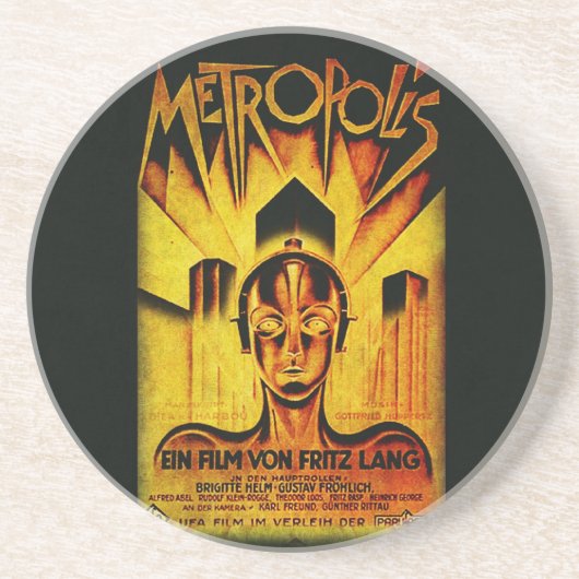 METROPOLIS Original RESTORED Adaptation Zandsteen Onderzetter (Voorkant)