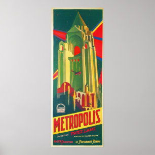 Metropolis par Fritz Lang 1927 Affiches de vieux f