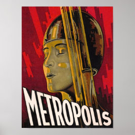 Metropolis Red Poster