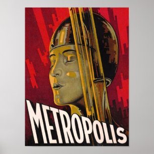Metropolis Red Poster