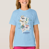 Metropolis Story Book Map T-shirt (Voorkant)