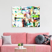 Metropolis VI Canvas Afdruk (Insitu (Woonkamer))