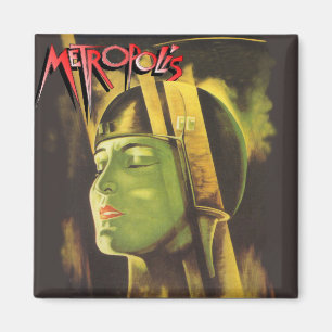 Metropolis vierkante magneet (zijde in helm)