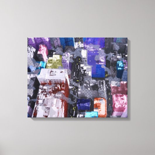 Metropolis VII Canvas Afdruk (Voorkant)