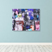 Metropolis VII Canvas Afdruk (Insitu (Houten vloer))