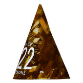 METROPOLITAN GOLD SPARKLE VAN DE VOLGENDE PARTIJ V FEESTHOEDJES (Rechts)