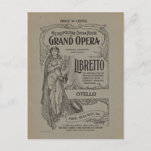 Metropolitan Grand Briefkaart (Voorkant)