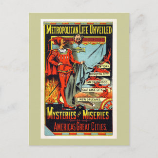 Metropolitan Life Onverholen illustratie Briefkaart