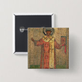 Metropolitan Philipp, 1653 Vierkante Button 5,1 Cm (Voorkant /achterkant)