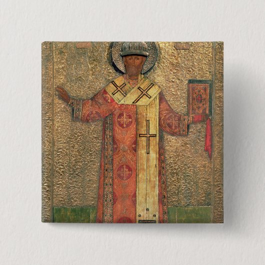 Metropolitan Philipp, 1653 Vierkante Button 5,1 Cm (Voorkant)