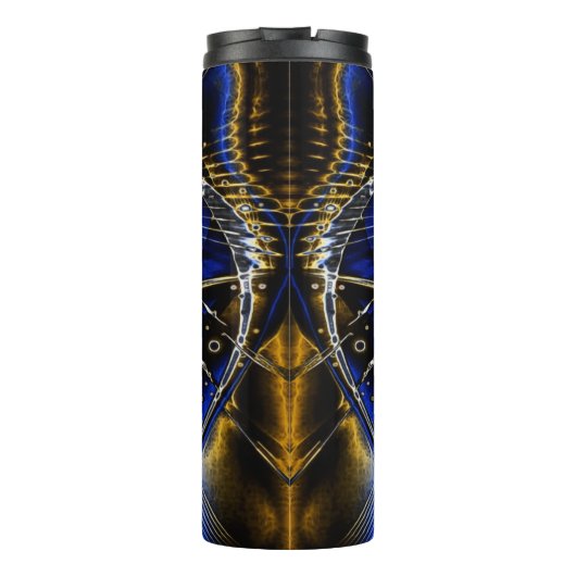 Metropollis 3D Abstract Thermosbeker (Achterkant)