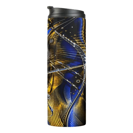 Metropollis 3D Abstract Thermosbeker (Geroteerd rechts)