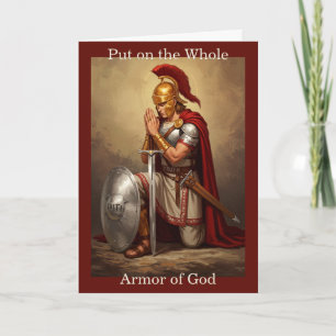 Mets sur toute l'armure de Dieu : Carte de voeux