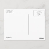 "Metselwerk: Briefkaart van de Kunst van de komst (Achterkant)