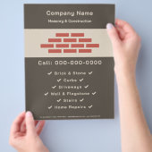 metselwerkvlieger flyer (Hand)