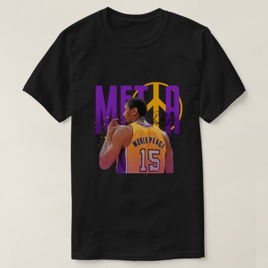 Metta World Peace T-shirt (Design voorkant)
