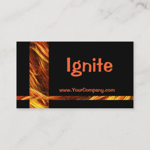 Mettez à feu le carte de visite