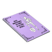 "Mettez l'armure complète" Cahier (Côté Droit)