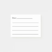 Mettez une date dessus ! Post-It Notes (Devant)