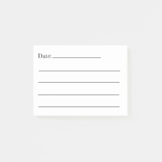 Mettez une date dessus ! Post-It Notes (Devant)