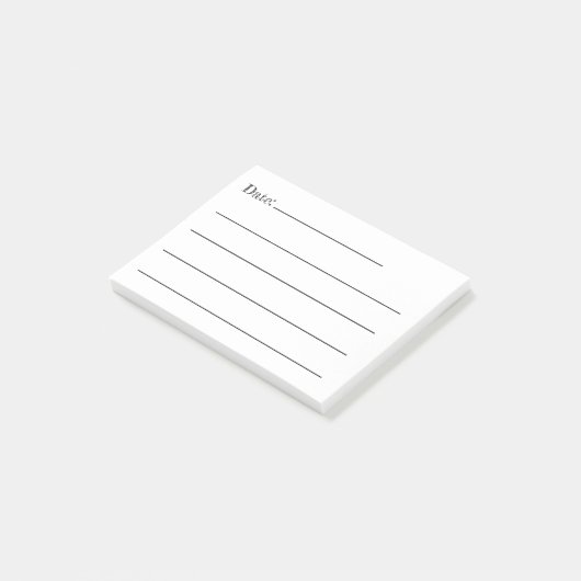 Mettez une date dessus ! Post-It Notes (Incliné)
