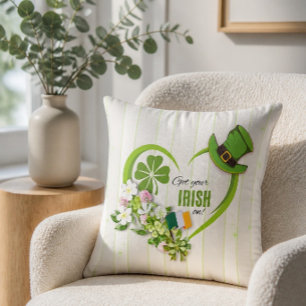 Mettez votre Irlandais en avant ! Coussin de mode