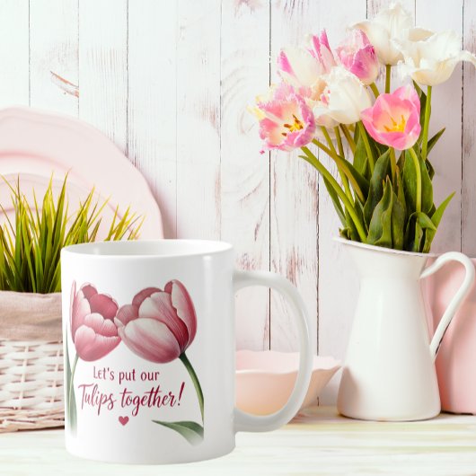 Mettons nos Tulipes ensemble Mug