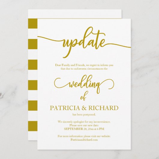 Mettre à jour le script Gold du Faire-part Mariage (Devant / Derrière)